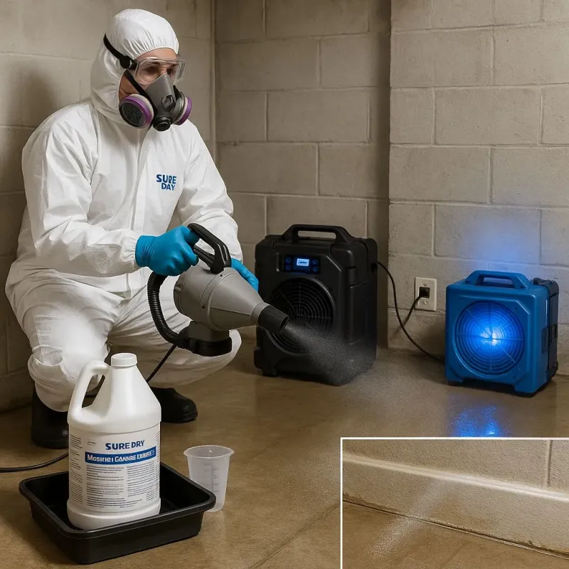 Sanitization and Odor Removal process in Quincy, MI