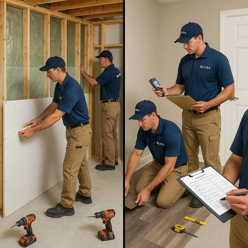 Repairs and Reconstruction process in Quincy, MI
